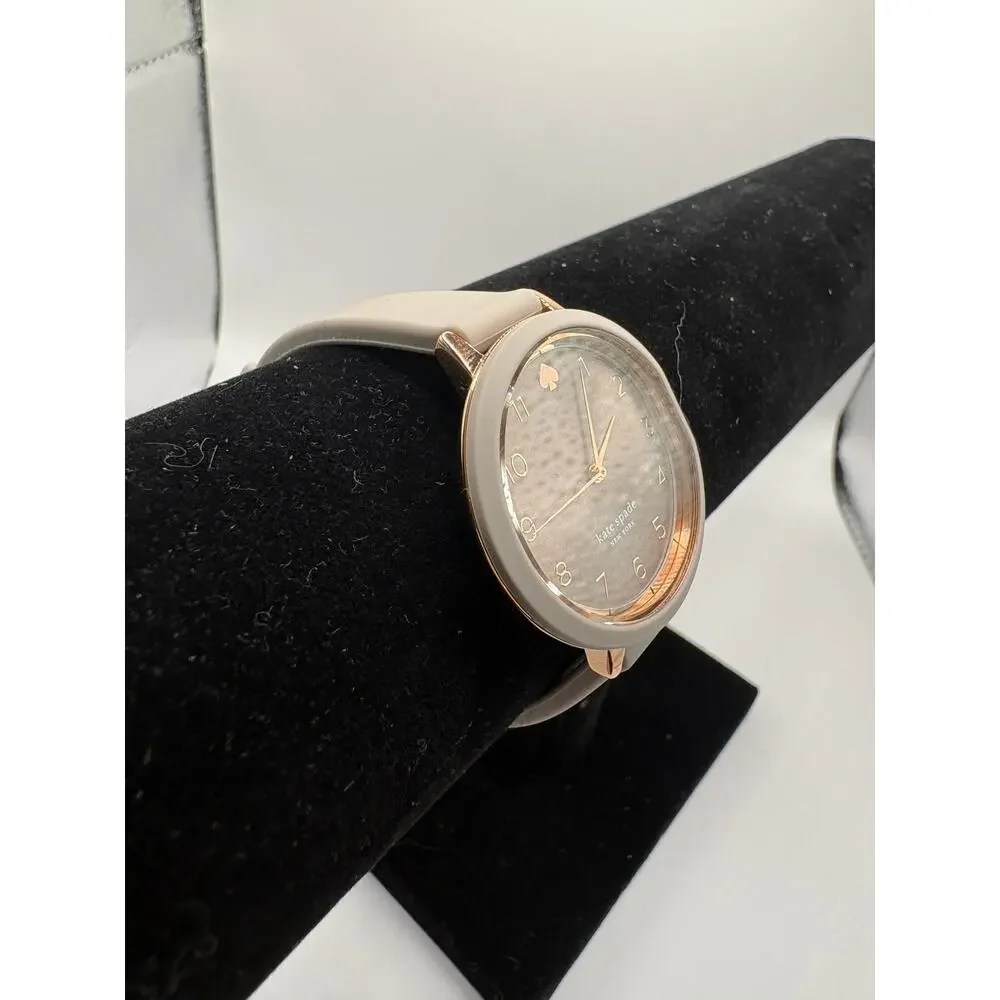 Kate Spade Ny Ksw1519 Women Watch Rose Gold Round Gray  display picture 1